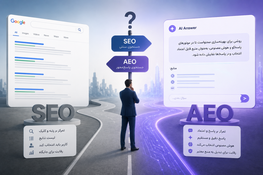 آیا AEO واقعاً جایگزین SEO خواهد شد؟