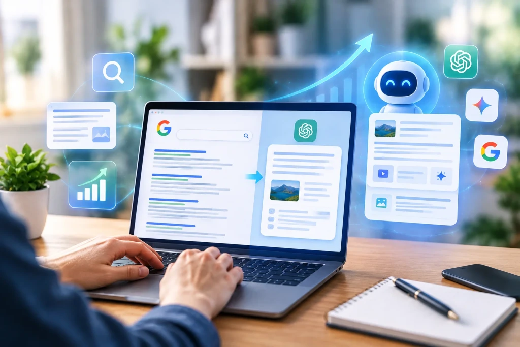 آینده سئو تغییر کرده است؟ روش‌های افزایش دیده‌شدن محتوا در AI Search