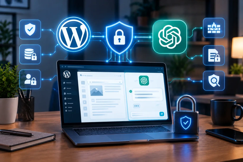 اتصال وردپرس به هوش مصنوعی چه ملاحظات امنیتی دارد؟