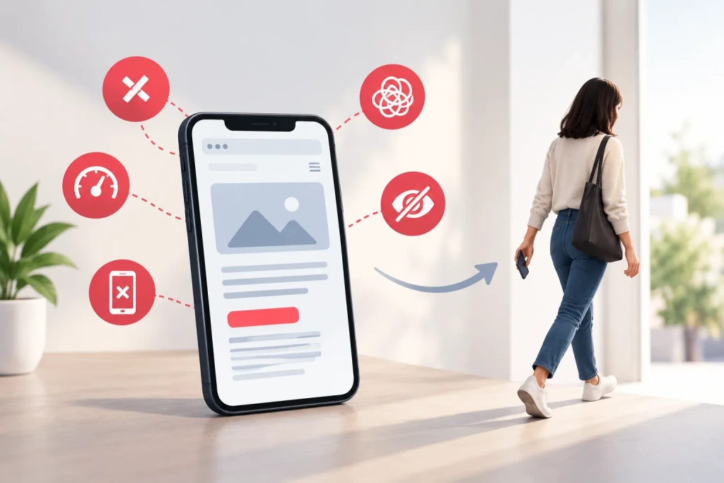 اشتباهات طراحی UX؛ چرا کاربران سایت شما را ترک می‌کنند؟