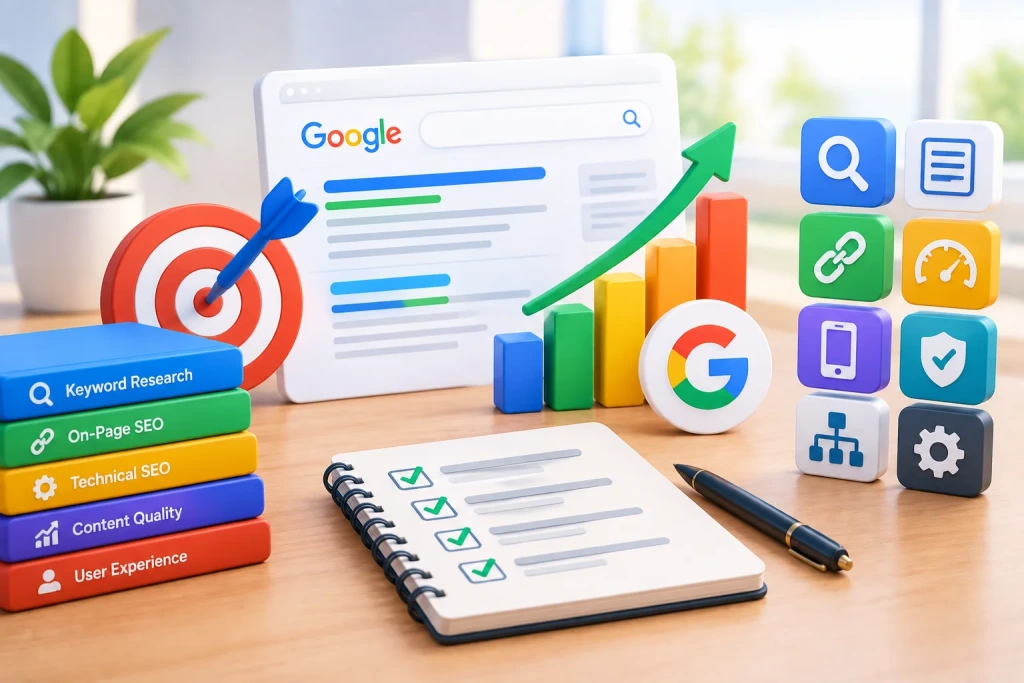برای بهبود رتبه گوگل چه اقداماتی باید انجام دهیم؟
