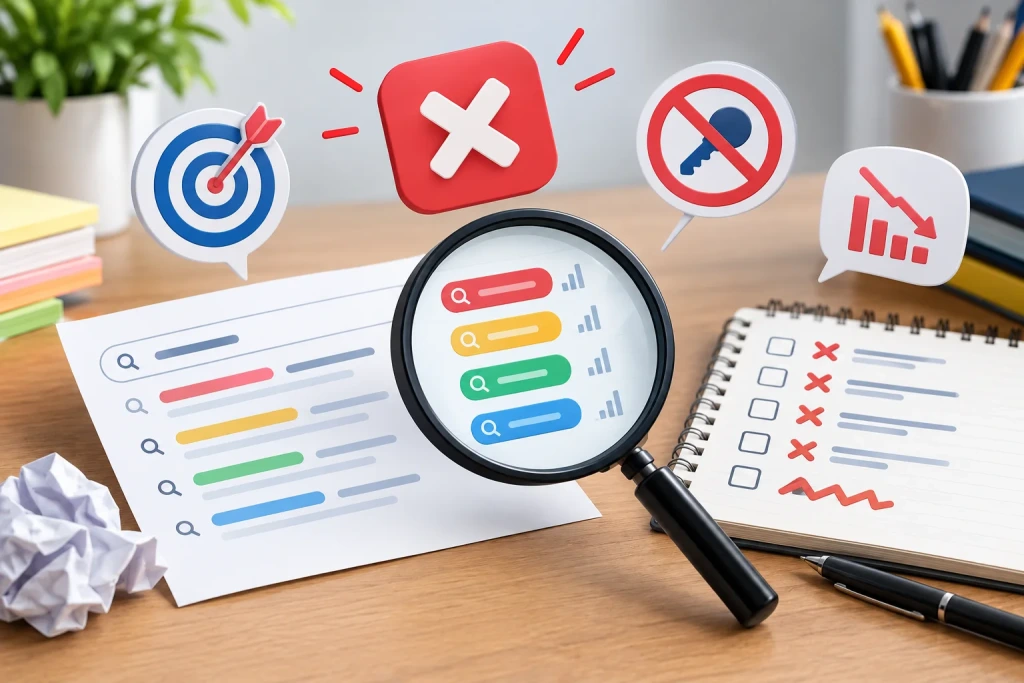 چگونه بفهمیم Keyword Research اشتباه انجام شده است؟