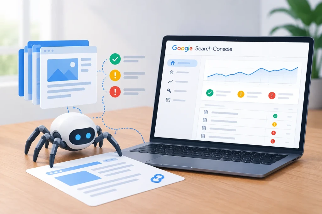 چگونه مشکلات خزش سایت را با Google Search Console شناسایی کنیم؟