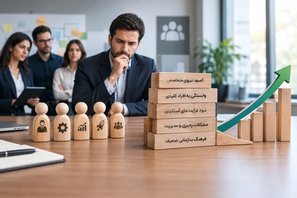چگونه مشکلات منابع انسانی و مدیریت مانع رشد کسب و کار میشوند؟