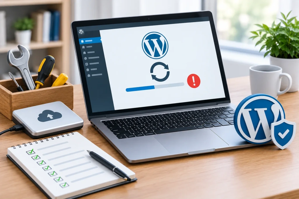 ۷ اقدام ضروری برای رفع خطای آپدیت وردپرس و جلوگیری از تکرار آن